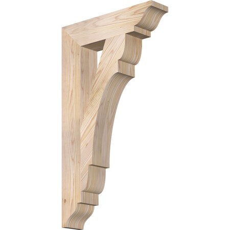 Ekena Millwork Olympic Traditional Smooth Bracket, Douglas Fir, 3 1/2"W x 16"D x 28"H BKT04X16X28OLY01SDF